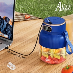 Máy Xay Sinh Tố Cầm Tay Mini 600ml ALIZZ XỊN (20)