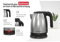 ẤM ĐUN NƯỚC SIÊU TỐC SUNHOUSE INOX 1183 (10)