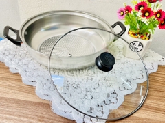 NỒI INOX 28cm NẮP THUỶ TINH LOẠI NẶNG (5)