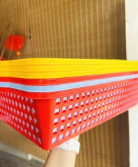 RỔ NHỰA HÌNH CHỮ NHẬT 42x30cm (1)