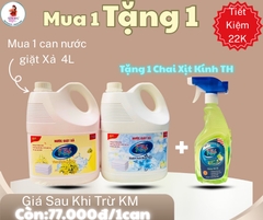 NƯỚC GIẶT XẢ CAN 4LÍT SIÊU THƠM, SẠCH BAY VẾT BẨN (10)