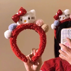 CÀI BỜM TÓC KITY ĐỎ CỤC BÔNG (3)