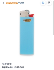 BẬT LỬA J3 NHẬP KHẨU CHÍNH HÃNG BIC (1) '
