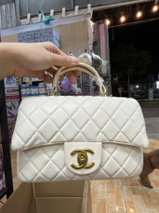 TÚI CHANEL QUAI KẸP KIM LOẠI 20CM Sale 50% trực tiếp sp