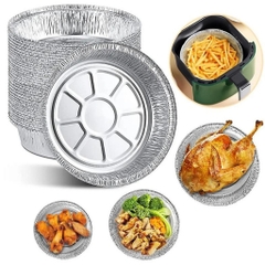 Set 10 Khay Bạc Lót Nồi Chiên Size 22cm (2)
