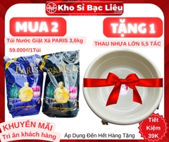 TÚI NƯỚC GIẶT XẢ PARIS 5in1 3.8kg CHÍNH HÃNG