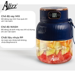 Máy Xay Sinh Tố Cầm Tay Mini 600ml ALIZZ XỊN (20)