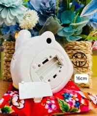 Mèo Thần Tài May Mắn Gốm Men Cao Cấp (16x14x16cm) (20)