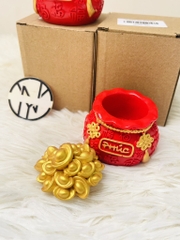 Hũ Đựng Gạo Muối Chữ PHÚC Hình Túi Tiền LOẠI 150g (2)