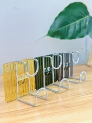 Móc dán tường treo thau sang trọng trong suốt (1)