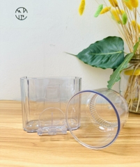 KỆ DÁN TƯỜNG ĐỰNG BÀN CHẢI TRONG SUỐT KÈM CỐC (4)