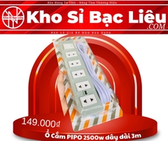 Ổ Cắm Điện PIPO chính hãng 2500W dây dài 3M loại tốt BH 3T '