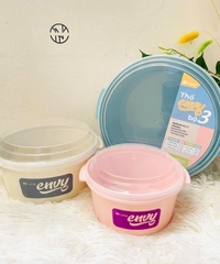 BỘ 3 THỐ TRÒN ENVY ĐỰNG THỰC PHẨM TRÒN (3)