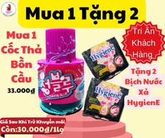 KM Cốc Thả Bồn Cầu Hồng Cam Khử Mùi Hương Hoa Hàn Quốc Smile Mom Chính Hãng Loại 1 (3)