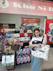 Túi Xách Vải Tote Labubu (3)