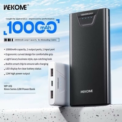 PIN SẠC DỰ PHÒNG 12W CHÍNH HÃNG WEKOME 10.000mah MÃ 101 (10)