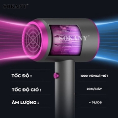 SẤY TÓC SOKANY 800W CHÍNH HÃNG (10)