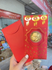 Bao Lì Xì Chưng Thần Tài Phong Thuỷ Mẫu Mèo (0.5)