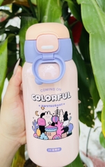 BÌNH GIỮ NHIỆT INOX 500ML KÈM TÚI MÃ 1095 (9)