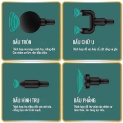 Máy Massa Gun 802 Có Logo 4 Đầu Thay Lõi Đồng (14)