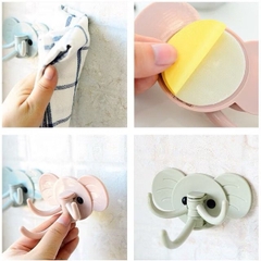 Móc Treo Đồ Dán Tường Hình Voi (1)