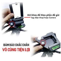 GIÁ ĐỠ KẸP ĐIỆN THOẠI TRIPOD 3366 LOẠI 1 XỊN 3 CHÂN MÁY CHỤP ẢNH CAO 1.5M (12)