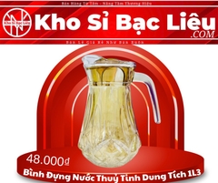 Bình Đựng Nước Thuỷ Tinh Dung Tích 1L3