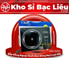 BẾP HỒNG NGOẠI CHEFS ĐEN DÙNG MỌI LOẠI NỒI (20)