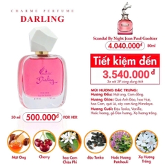 NƯỚC HOA CHARME DARLING 50ML  C.HÃNG LẺ CTY 500K '