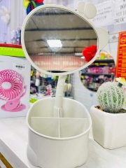 Gương Kèm Hộp Đựng Hình Tai Mèo Để Bàn Tiện Dụng (6)