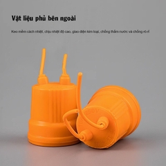 Đui Đèn Sứ Chống Nước Màu Cam (1)