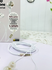 TAI NGHE CÓ DÂY REMAX 670 CHÍNH HÃNG 3.5mm