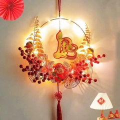 LIỂN TREO TRANG TRÍ DECOR CHỮ TẾT PHÚC LỘC THỌ CÓ LED (10)