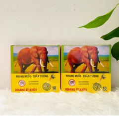 HỘP NHANG MUỖI KHOANH CON VOI ÍT KHÓI (1)