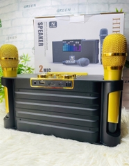LOA KARAOKE BLUETOOTH YS-208 TẶNG KÈM 2 MICRO KHÔNG DÂY CÓ ĐÈN LED 7 MÀU SIÊU ĐẸP CỰC HAY XÁCH TAY CHÍNH HÃNG 150W (80)