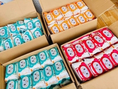 Khăn Giấy Ướt Bịch Lớn 600grm ( Trọng Lượng Giấy 250g) Baby không mùi (2)