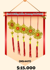SET 5 DÂY LIỂN LM120 TREO TRANG TRÍ DECOR TẾT 2025 (1)