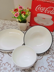 BỘ CHÉN - TO - DĨA COCACOLA XỊN (3)