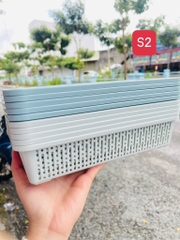 RỔ NHỰA DÀI HÀNG CTY 11x28cm (1)