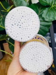 Hộp 200 Tăm Bông Thân Gỗ Cty LUCIA (2)