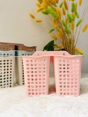 ỐNG 2 NGĂN CẮM ĐŨA, BÚT, BÀN CHẢI NHỰA HÀNG CTY (2)