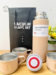SET BÌNH GIỮ NHIỆT + 2 LY INOX 304 KÈM HỘP TRƠN CÓ THỂ LÀM QUÀ IN LOGO (6)