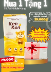 KHĂN GIẤY KEN KEN RÚT TREO TƯỜNG 1500 TỜ (2)