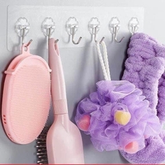 Thanh Dán Tường 6 Móc Loại Xịn Dầy Cứng Cáp (1)
