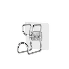 MÓC THÉP TREO CHẬU DÁN TƯỜNG (Treo sau 10 tiếng dán) (0.5)