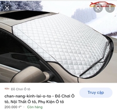 Bạt che kính lái ô tô Tiện Lợi Nhỏ Gọn Dễ Mang Theo