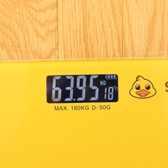 Cân Sức Khoẻ Điện Tử Hình Vịt Vàng Tối Đa 180kg (6)