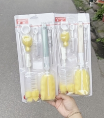 SET CỌ RỬA BÌNH LY 6 MÓN XỊN ĐÓNG VỈ (3) '