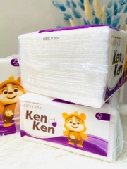 KHĂN GIẤY VUÔNG KENKEN 60 TỜ CHÍNH HÃNG XỊN (1) (thùng 64g)