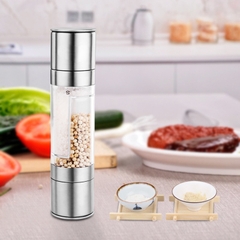 DỤNG CỤ XAY TIÊU XAY ỚT KHÔ INOX 2 ĐẦU 2 NGĂN (4)
